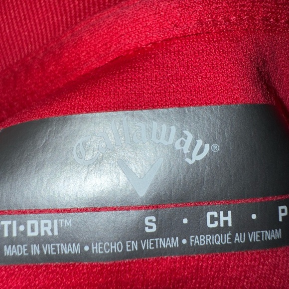 Callaway Women's Short Sleeve Opti-Dri Core Performance Golf Polo Shirt - Picture 6 of 13